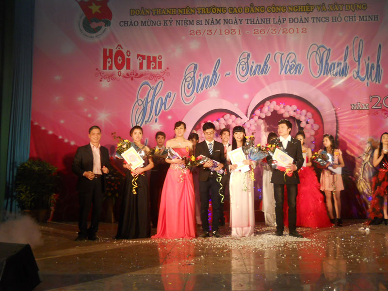 Hội thi Học sinh - Sinh viên thanh lịch năm 2012 - Trường cao đẳng công nghiệp và xây dựng - Thành phố Uông Bí - Tỉnh Quảng Ninh