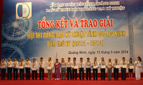 Lễ tổng kết và trao giải Hội thi Sáng tạo kỹ thuật tỉnh Quảng Ninh lần thứ IV (2012 – 2013) 