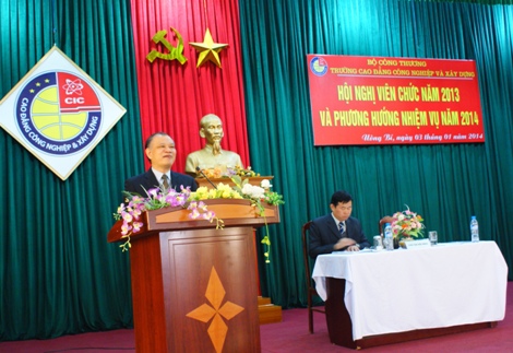 Đ/c Nguyễn Xuân Thái phát biểu tại Hội nghị 