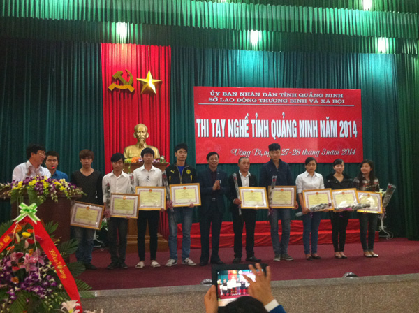 Tham gia hội thi Tay nghề giỏi tỉnh Quảng Ninh Năm 2014  